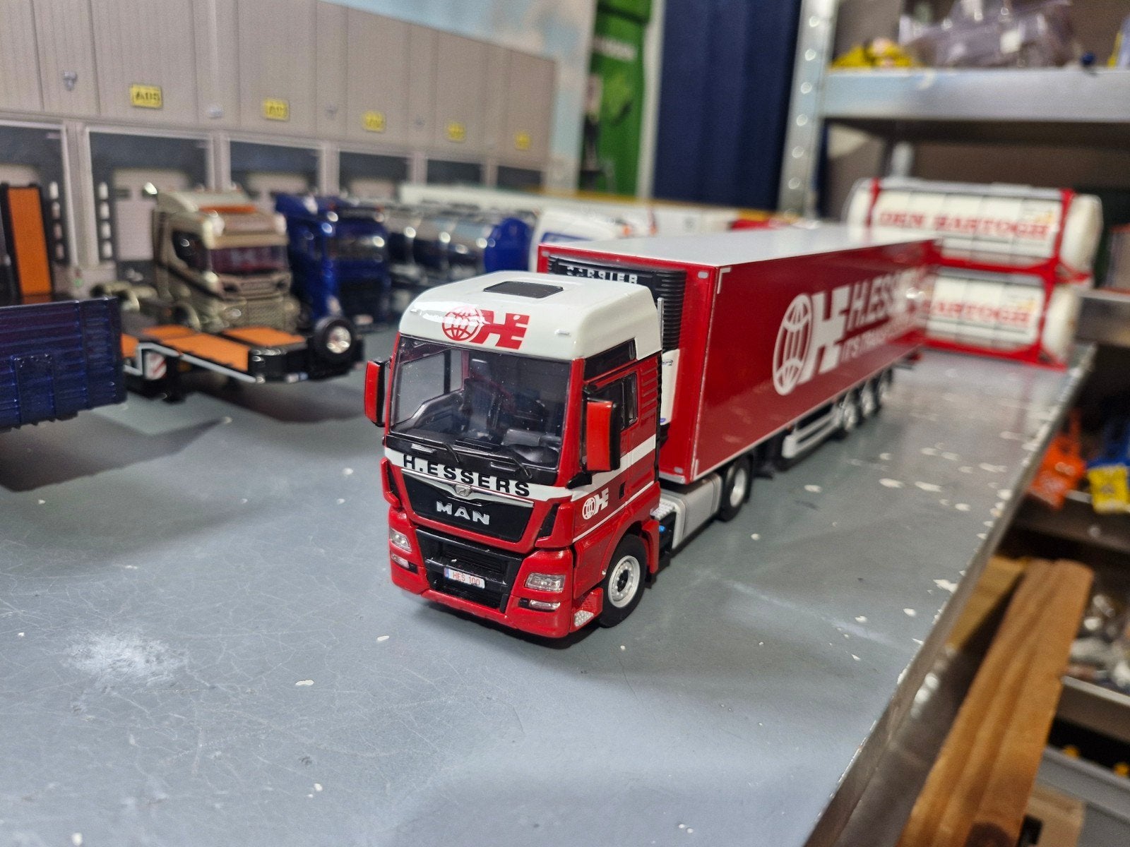 Man met koeltrailer wsi van  H.ESSERS, Ophalen of Verzenden, Zo goed als nieuw, Bus of Vrachtwagen, Wsi