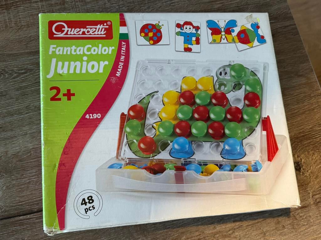 Fantacolor Junior - kinderspel (mozaiek) - in koffer, Ophalen of Verzenden, Zo goed als nieuw