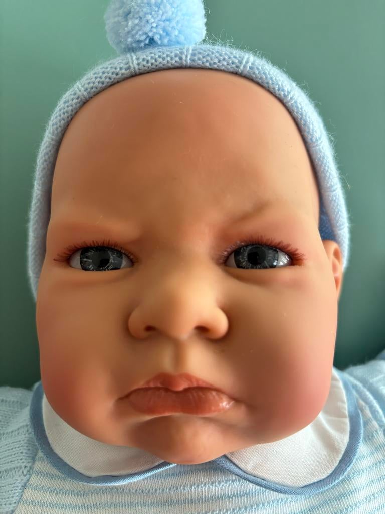 Levensechte Babypop voor Babymassage Oefeningen, Ophalen of Verzenden, Zo goed als nieuw, Babypop