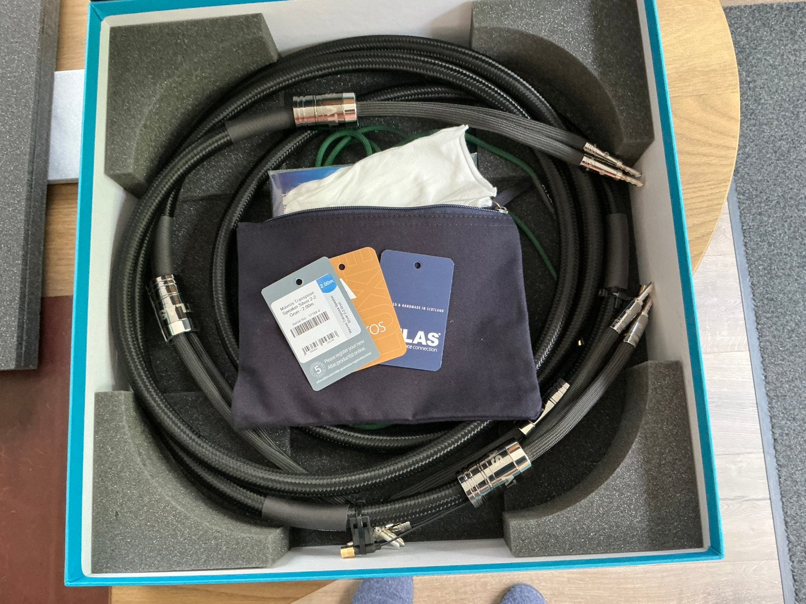 Atlas Mavros Transpose luidspreker kabel, Ophalen of Verzenden, Zo goed als nieuw