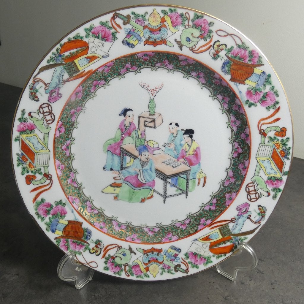 Chinees Rose Manderin bord 25, 5 cm [2039], Ophalen