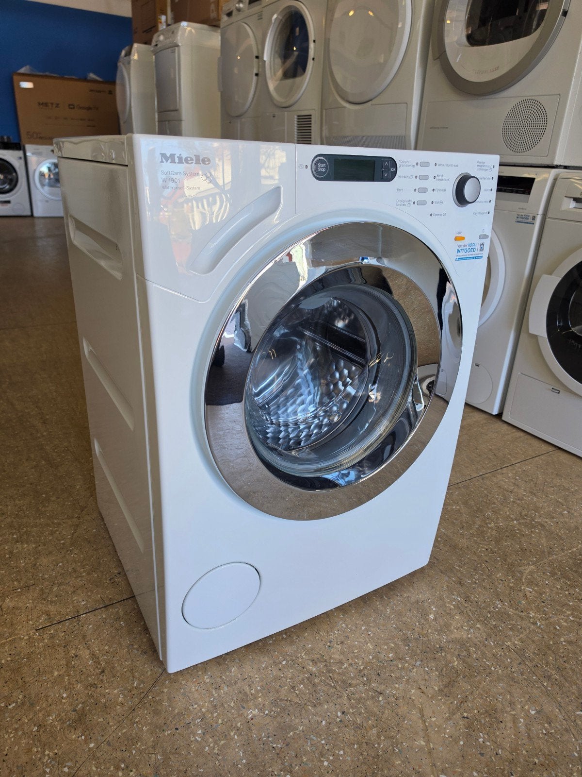 Miele W 1901 Softcare wasmachine | 7 kilo | Gratis thuis 🚚✅, Witgoed en Apparatuur, Jirnsum, Energieklasse A of zuiniger, Ophalen of Verzenden