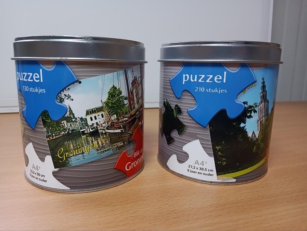 Puzzels "blik op Groningen" 2 verschillende versies, Ophalen of Verzenden, Nieuw