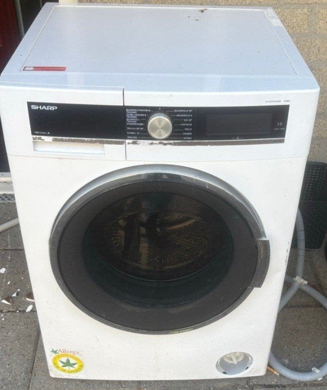 wasmachine, Ophalen of Verzenden, Gebruikt, 1200 tot 1600 toeren, 85 tot 90 cm