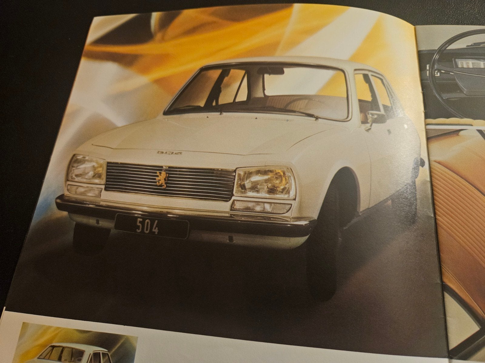 Brochure Peugeot 504 1975, Ophalen of Verzenden, Zo goed als nieuw, Peugeot