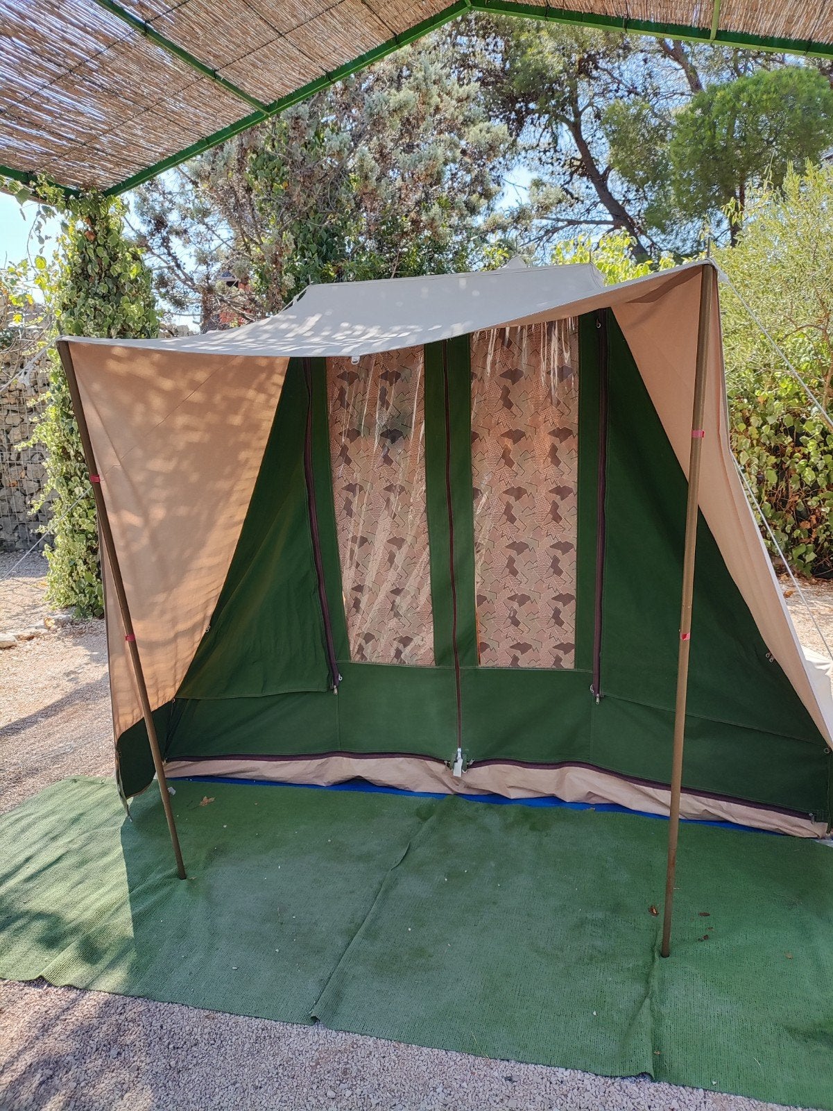 Esvo Beukennoot 4 persoons piramide tent. Ten Kate doek (de, Ophalen, Gebruikt