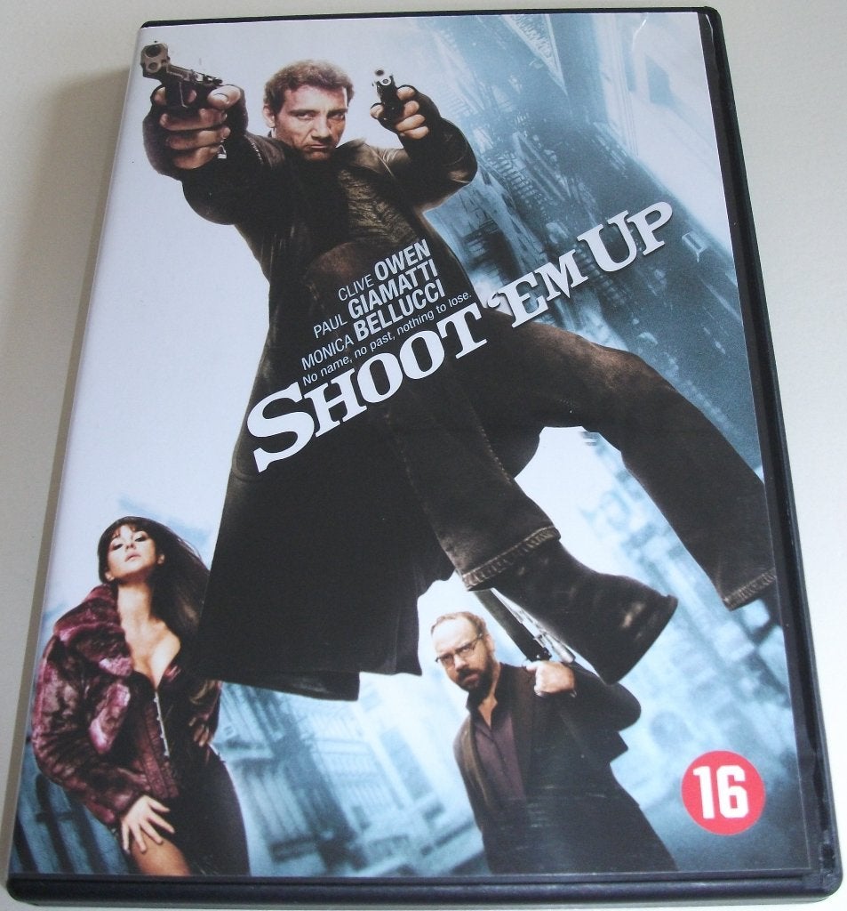 Dvd *** SHOOT 'EM UP *** No name, no past, nothing to lose, Cd's en Dvd's, Dvd's | Actie, Zo goed als nieuw, Actie, Vanaf 16 jaar