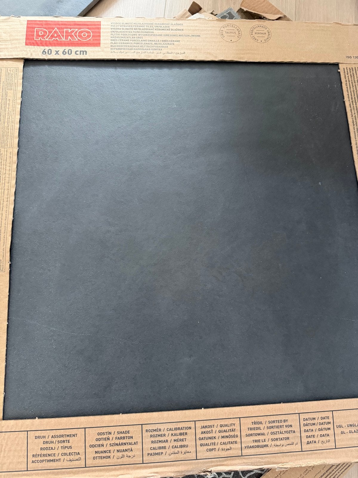 Negen nieuwe Rako tegels 60x60 cm voor badkamer/toilet, Ophalen, 60 cm of meer, Keramiek, Nieuw