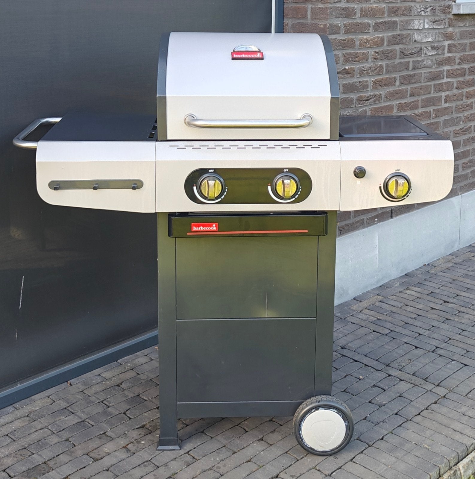 Barbecook gasbarbecue met zijbrander, Ophalen, Gebruikt, Barbecook