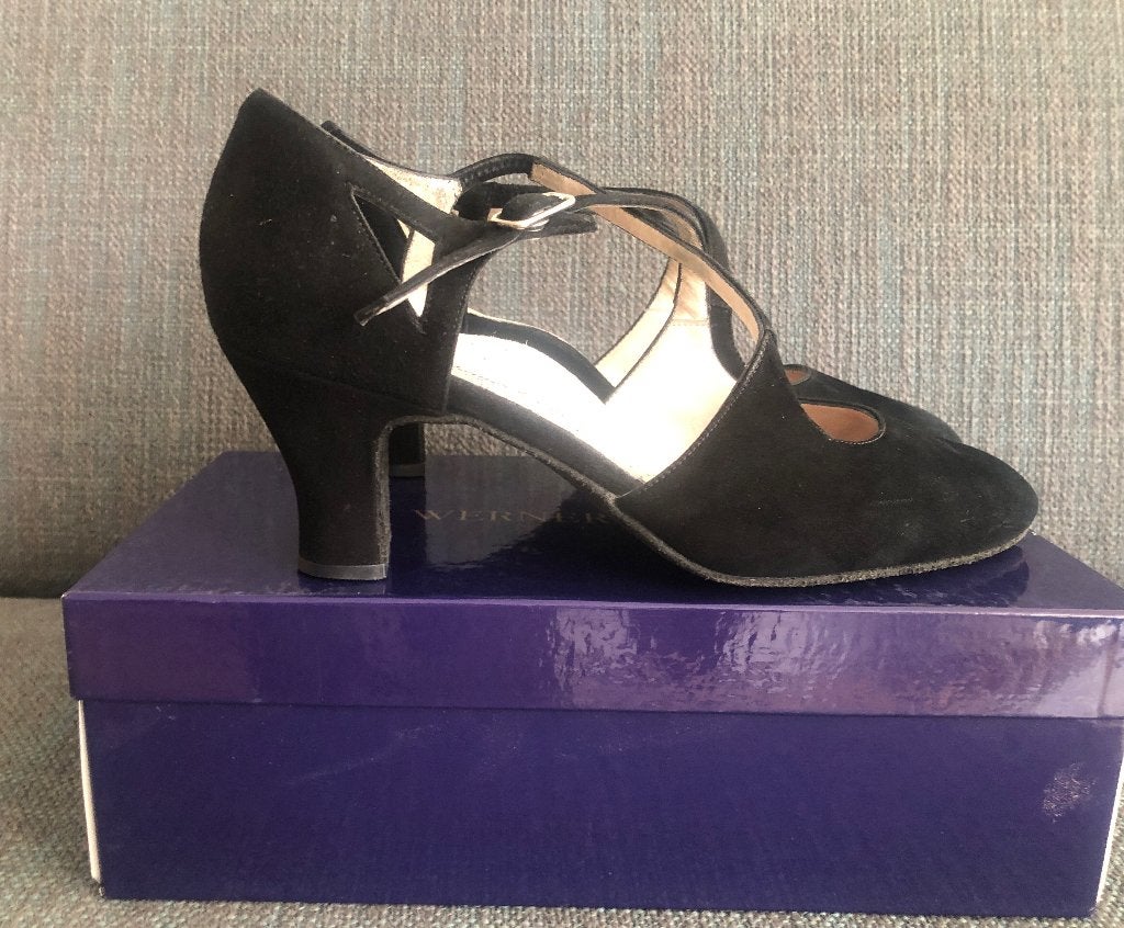 Dansschoenen Werner Kern maat 6,5, Ophalen of Verzenden, Gebruikt, Schoenen