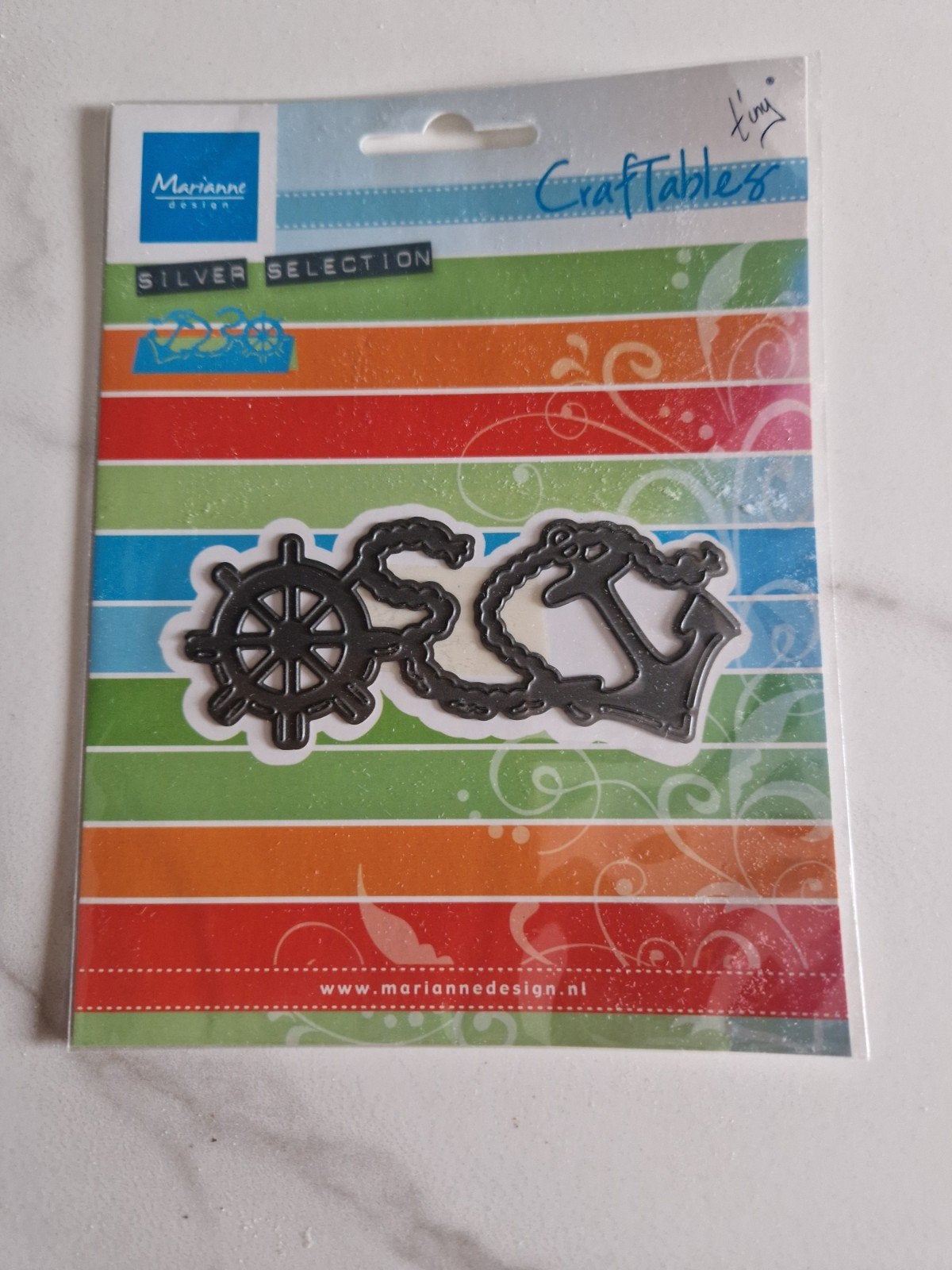 Marianne Design Craftables Silver Selection Stuur Anker, Ophalen of Verzenden, Nieuw