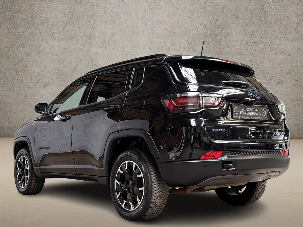 Jeep Compass 4xe 240 Plug-in Hybrid Electric Trailhawk 240Pk, Auto's, Jeep, Automaat, 12 maanden, Zwart, 4 cilinders