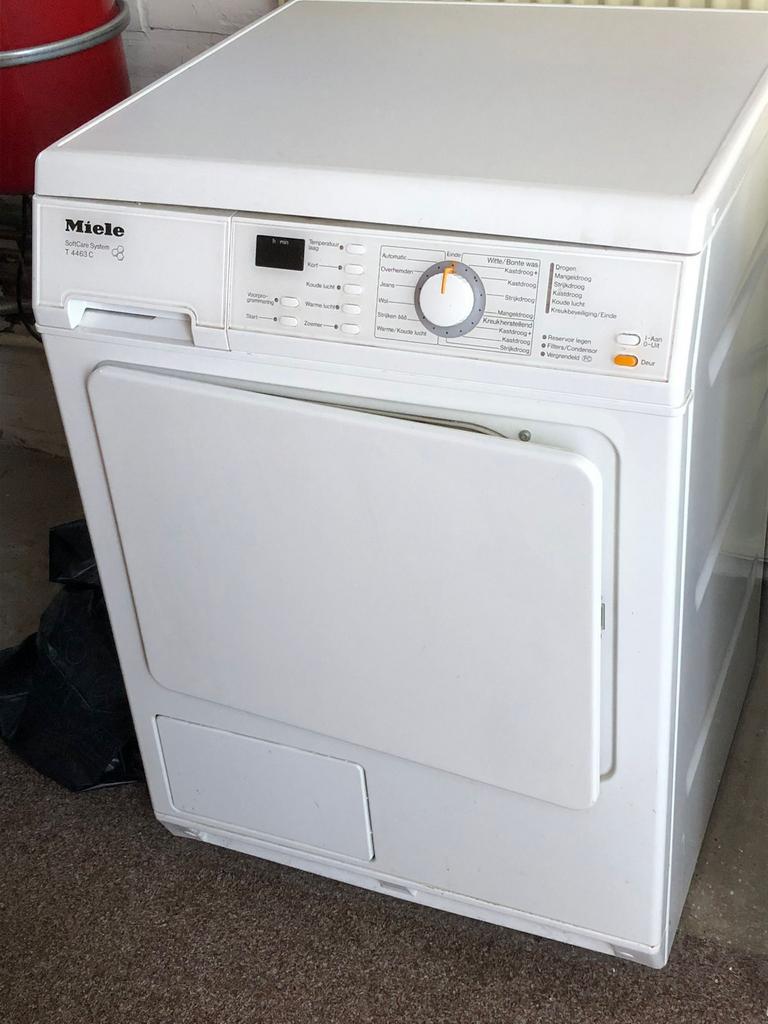 Miele T4463c Condensdroger 6kg, Ophalen, 6 tot 8 kg, Zo goed als nieuw, 85 tot 90 cm