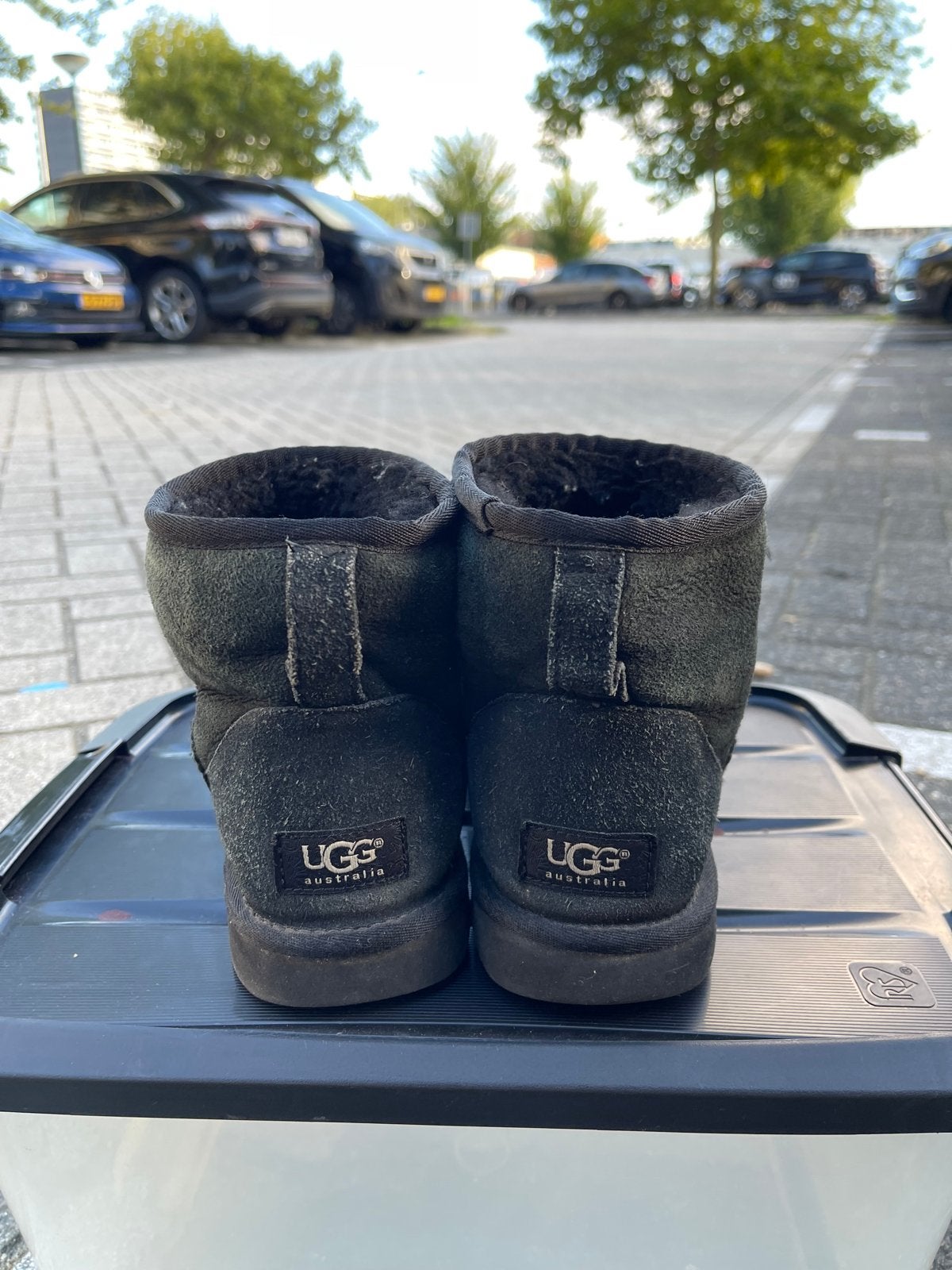 Zwarte UGG Australia laarzen - Maat 38, Kleding | Dames, Ophalen of Verzenden, Gedragen, Zwart, Lage of Enkellaarzen