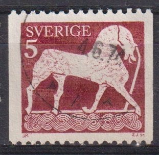 Zweden 1973 Houten paard Gotland, Verzenden, Gestempeld, Dier of Natuur