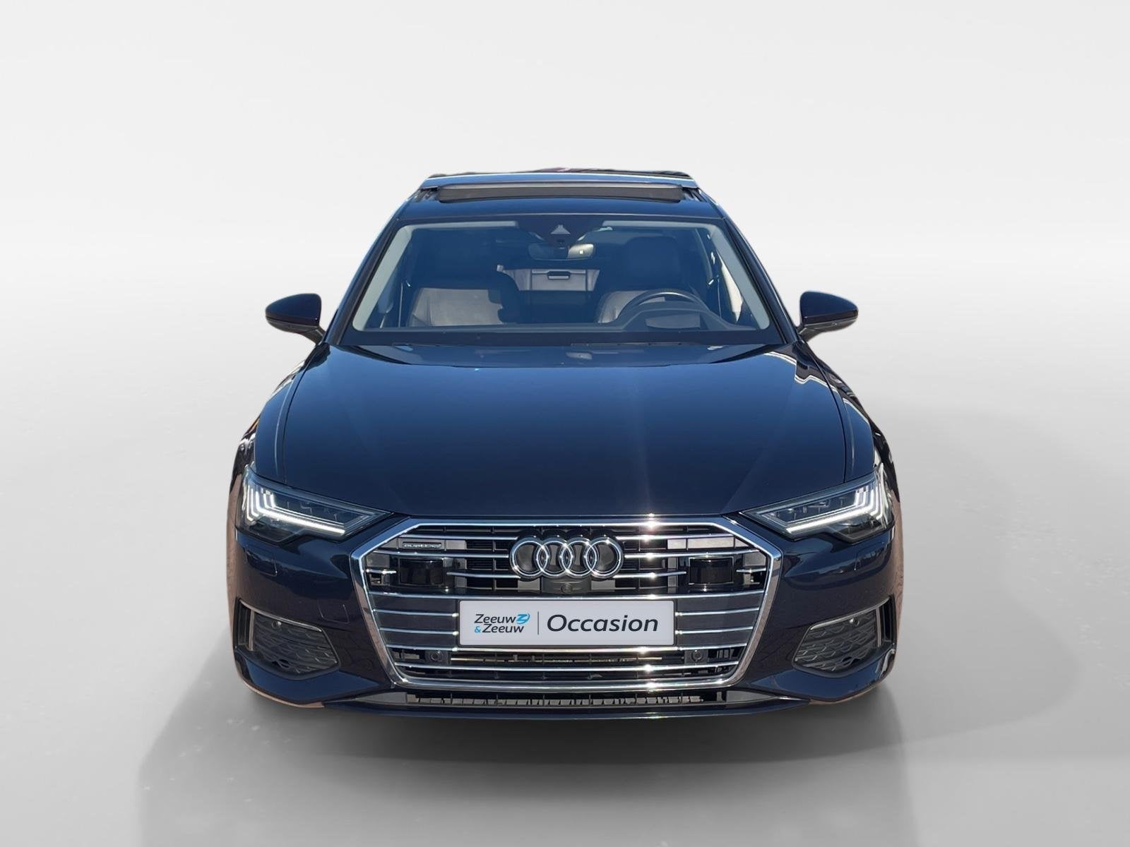 Audi A6 Limousine 50 TFSI e quattro Business edition *Automa, Automaat, Stof, 4 cilinders, Blauw