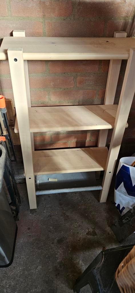 Ikea opbergrekje hout, Ophalen