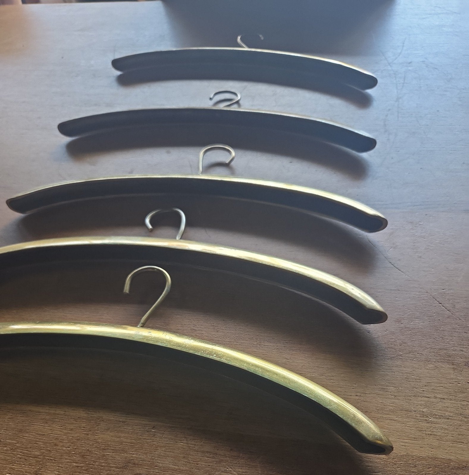 vintage messing kledinghangers, Ophalen