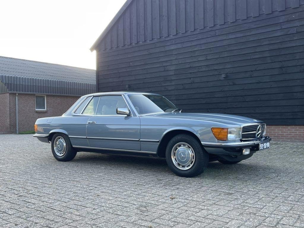 Mercedes-Benz 450 SLC in zeer mooie staat, Airco schuifdak a, Auto's, Achterwielaandrijving, Blauw, 4500 cc, Geïmporteerd