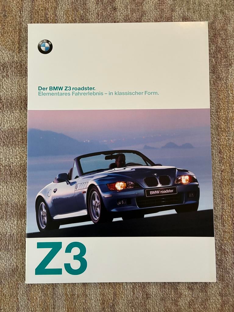 BMW Z3 Roadster brochure 1/97, Ophalen of Verzenden, Zo goed als nieuw, BMW