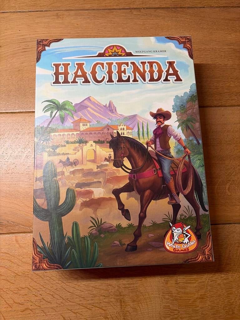 Hacienda Bordspel, Vijf spelers of meer, Ophalen of Verzenden, Zo goed als nieuw, White Goblin Games