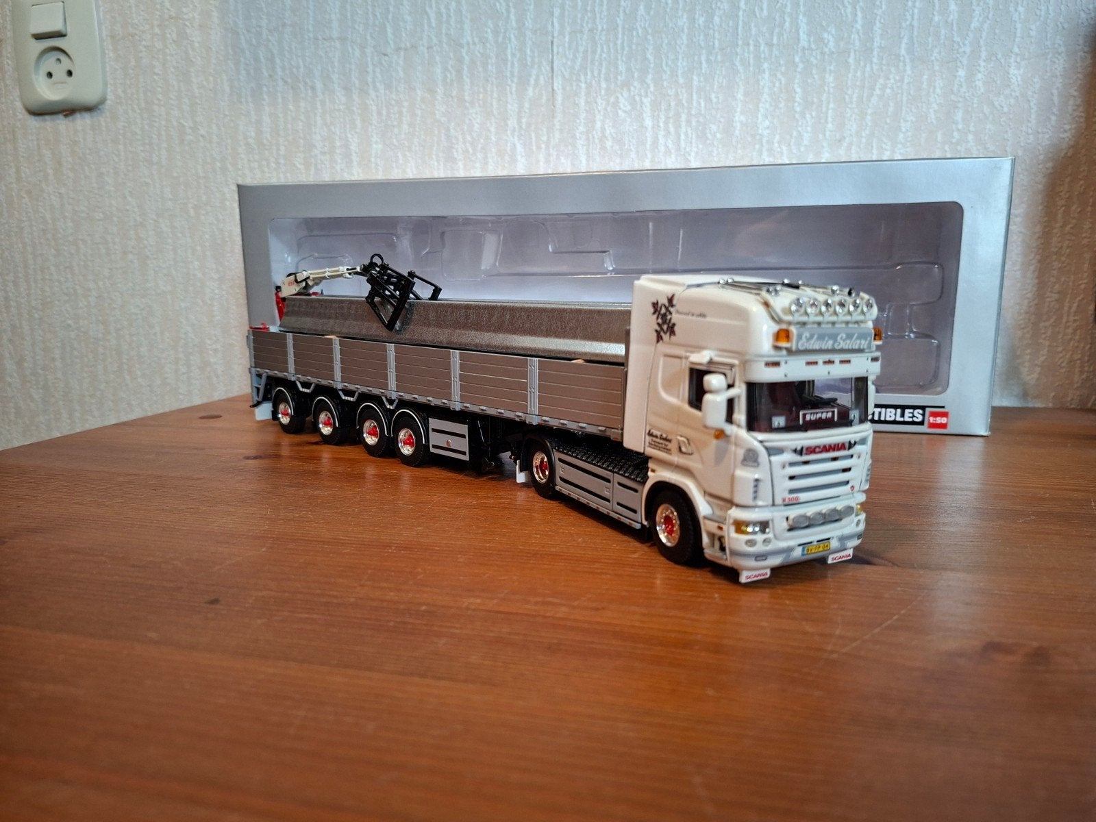 Wsi Scania Edwin Salari, Ophalen of Verzenden, Nieuw, Bus of Vrachtwagen, Overige merken