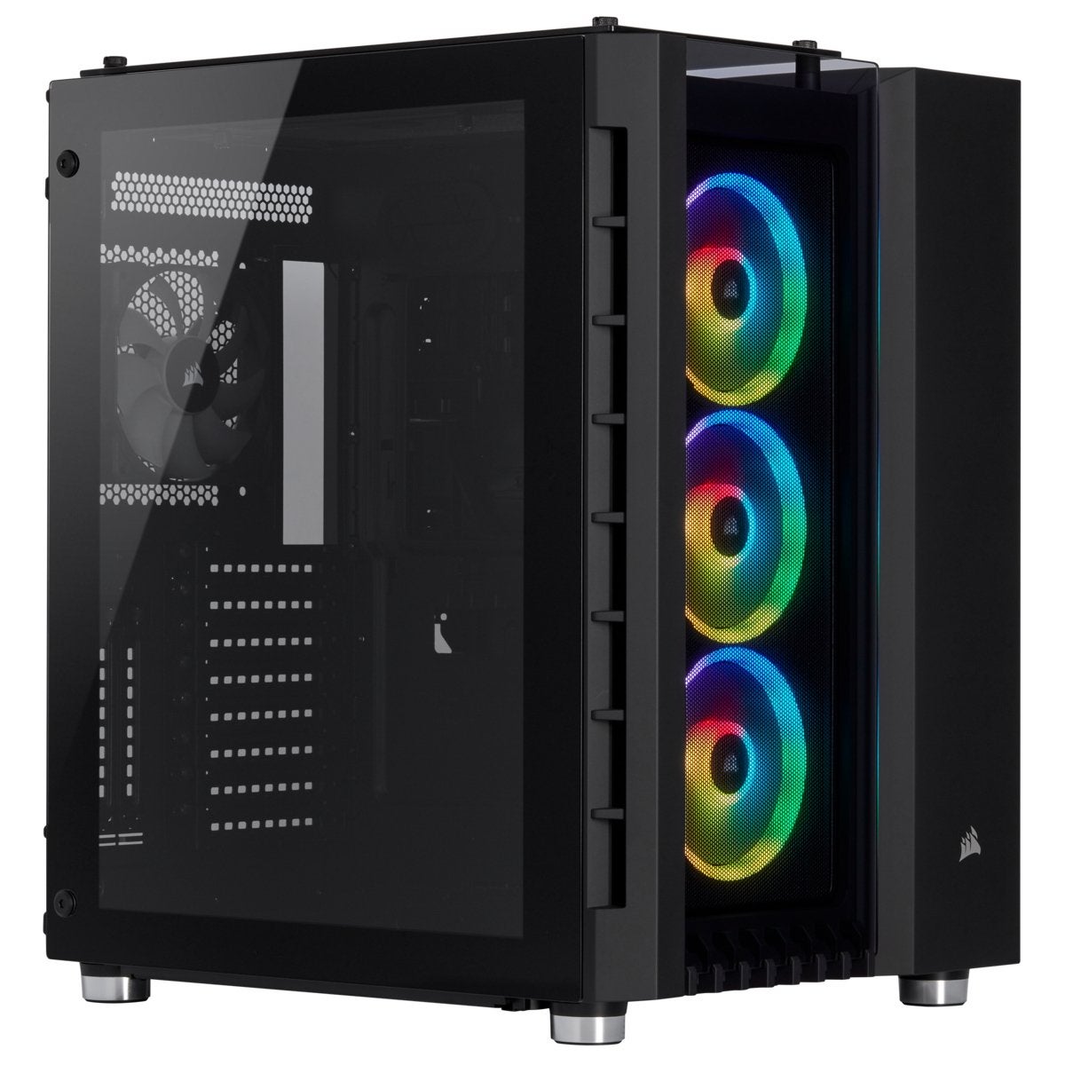 Corsair iCUE 465X RGB Mid-Tower ATX Smart Case, Computers en Software, Computerbehuizingen, Ophalen, Zo goed als nieuw