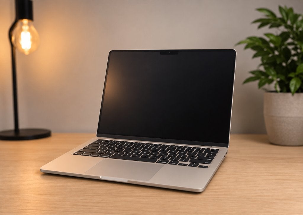 MacBook Air M2 (scherm issue), Gebruikt, 256 GB, Qwerty, 8 GB
