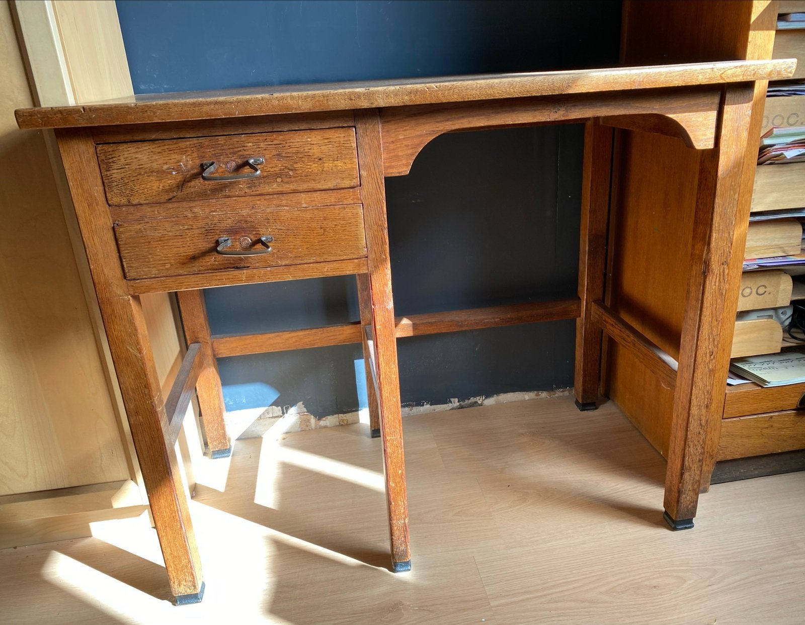 Heel leuk Bureau (amsterdamse school / art deco), Antiek en Kunst, Ophalen