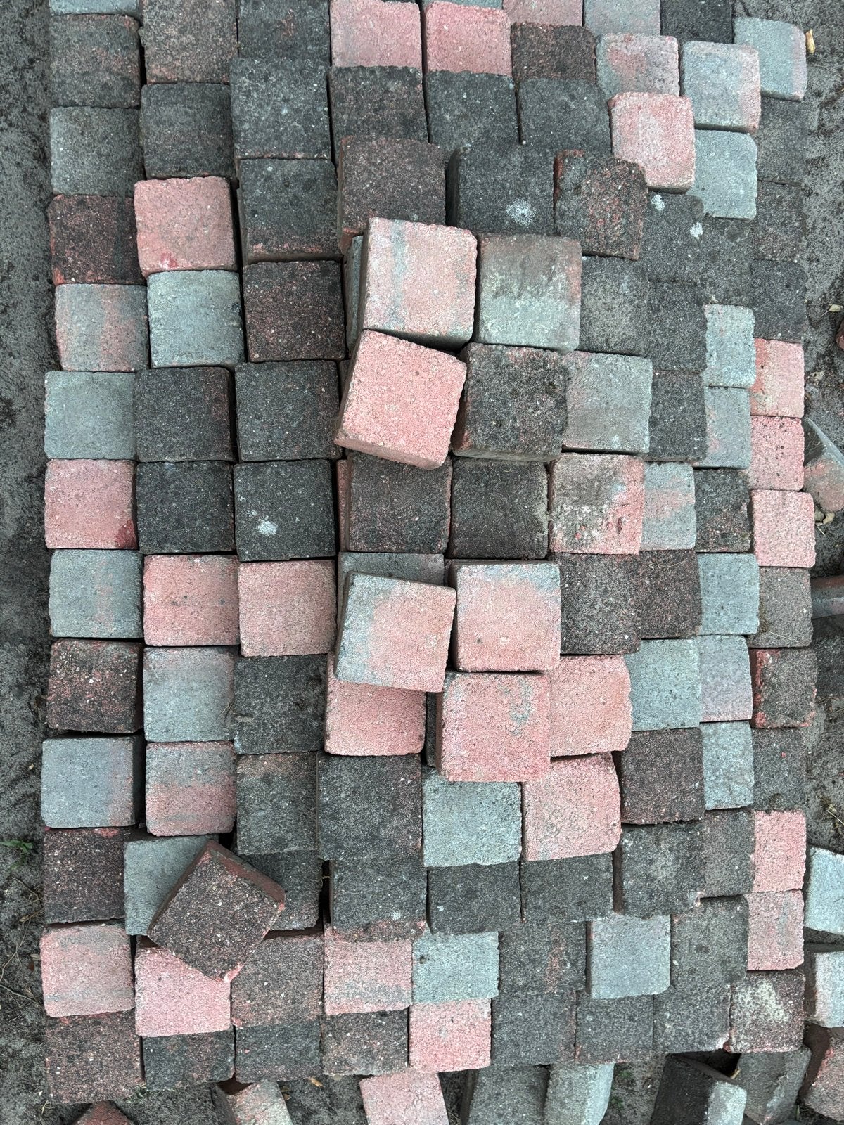 Gratis klinkers!!!, Ophalen, Gebruikt, Klinkers, 10 m² of meer