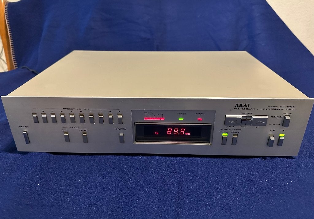 AKAI AT-S55/L Tuner (1982), Ophalen, Gebruikt