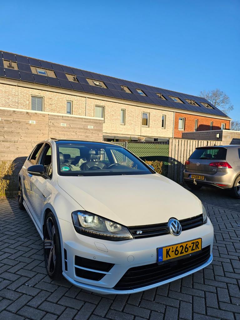 Volkswagen Golf 7R ABT 2.0 TSI 4MOTION, Auto's, Zwart, 1984 cc, Wit, Vierwielaandrijving