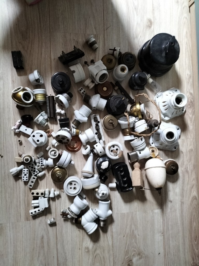 schakelmateriaal porselein, Ophalen of Verzenden, Gebruikt, Overige typen