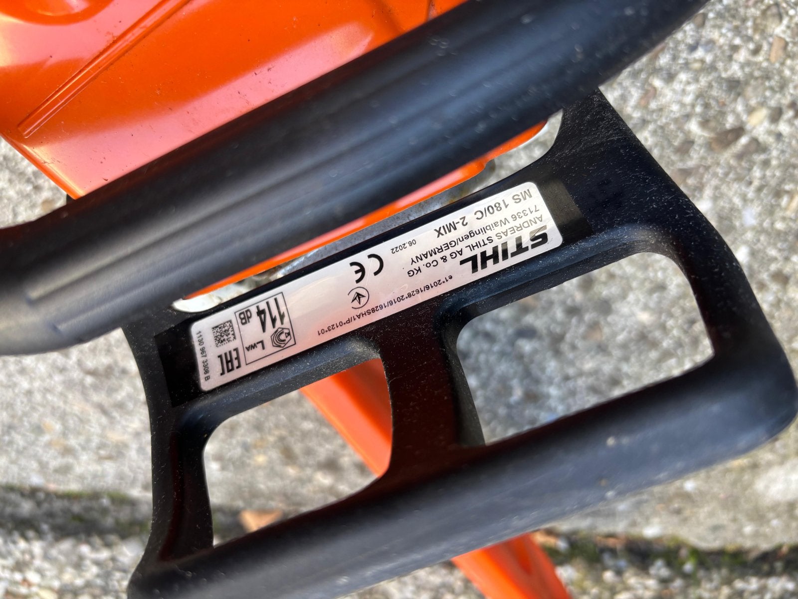 Stihl MS 180 Kettingzaag 30 cm - Weinig gebruikt, Verzenden, Gebruikt, 1200 watt of meer, Kettingzaag