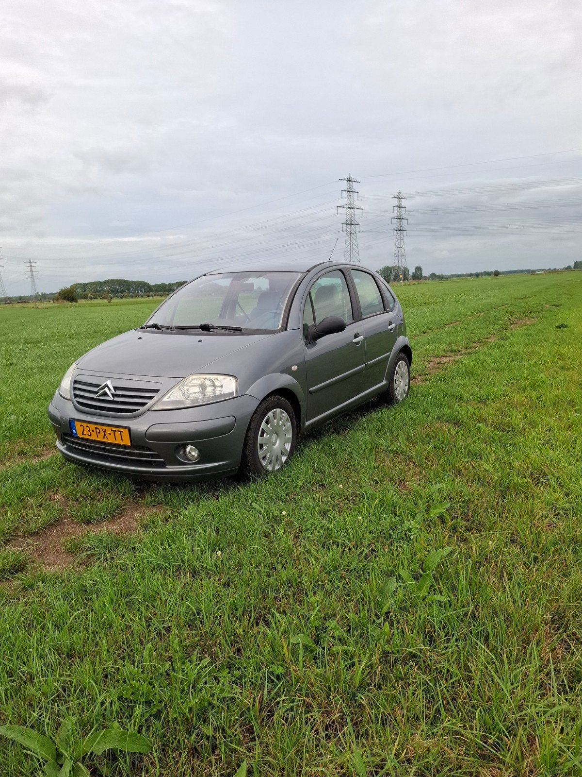 Citroën C3 1.4 Exclusive  Automaat  2005 Grijs met 119000km, 15 km/l, Origineel Nederlands, Particulier, Zilver of Grijs