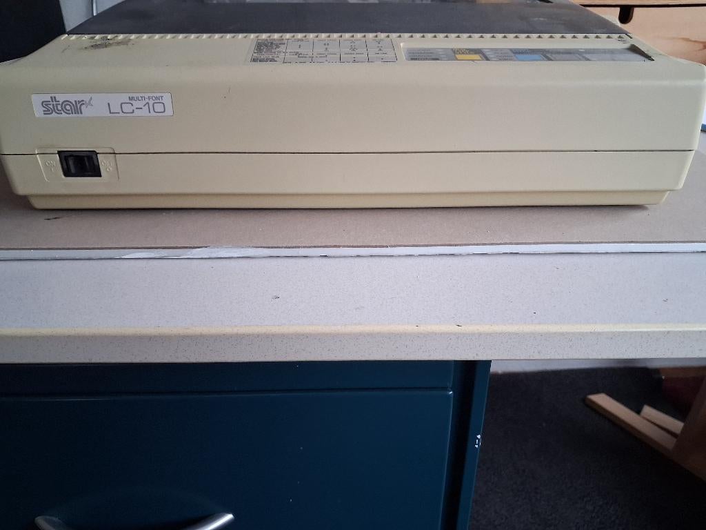Star LC-10 vintage printer in originele doos, Ophalen, Zwart-en-wit printen, Gebruikt, Matrix-printer