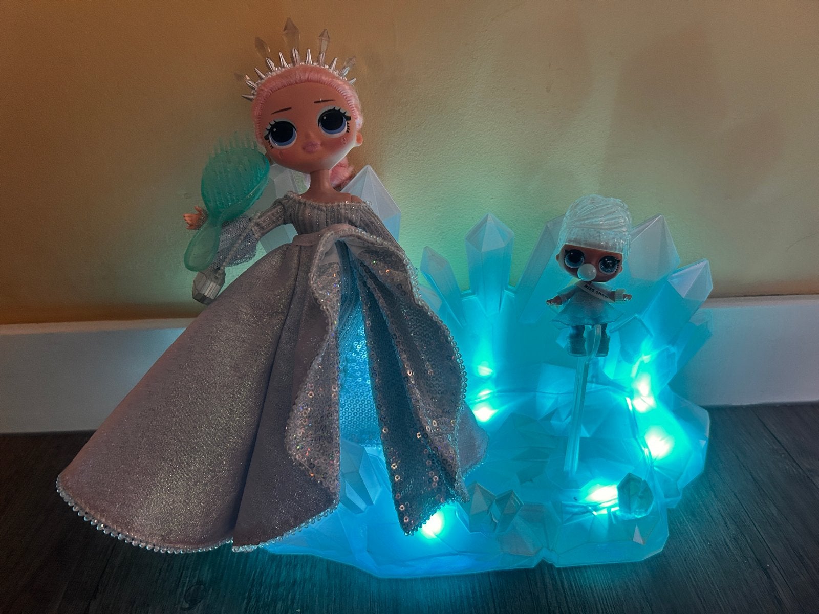L.O.L. Surprise! OMG Crystal Star en Lil Sis poppen, Ophalen of Verzenden, Zo goed als nieuw, Overige typen