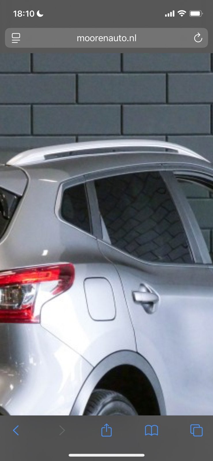 Dakdragers open rail gebruikt voor nissan quasqai, Ophalen, Zo goed als nieuw