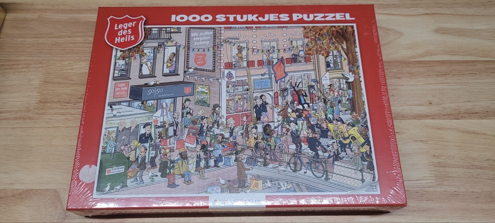 Leger des Heils Puzzel 1000 Stukjes - Nieuw in folie, Ophalen of Verzenden, 500 t/m 1500 stukjes, Nieuw, Legpuzzel