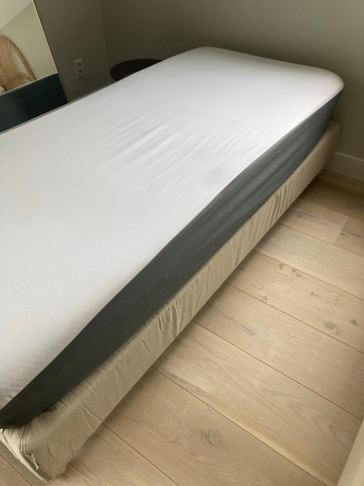 Emma Hybrid V2S matras met waterdichte hoes, Ophalen, 90 cm, Eenpersoons, Zo goed als nieuw