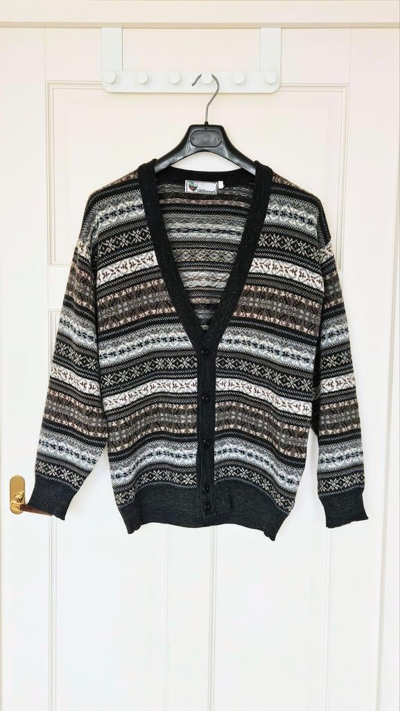 Wollen vintage vest met fair isle patroon, Ophalen of Verzenden, Zo goed als nieuw, Maat 48/50 (M), Gio Ferrari
