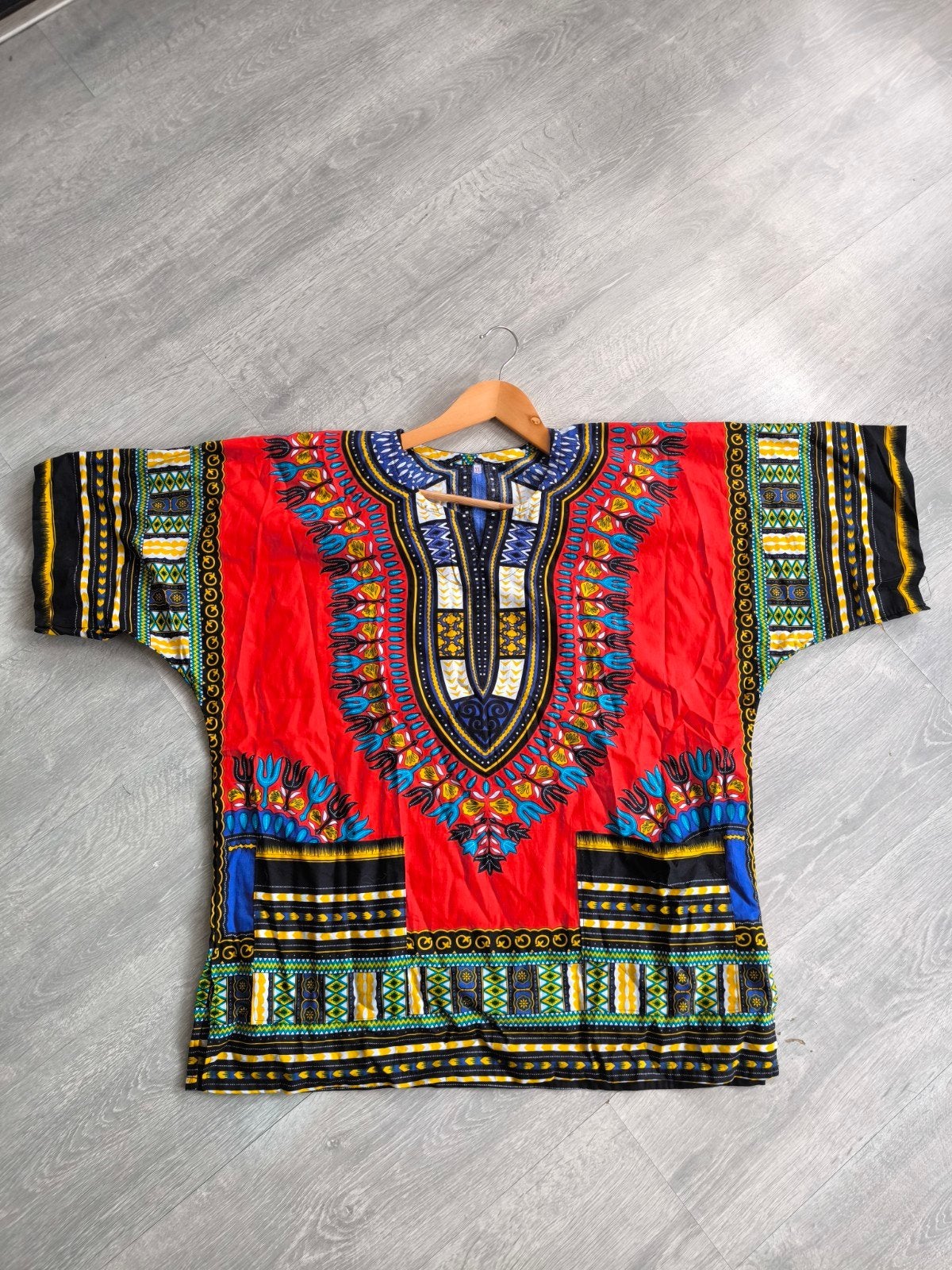 NIEUW - Dashiki (Afrikaanse print) shirt, Tanzania - L/XL, Ophalen of Verzenden, Nieuw