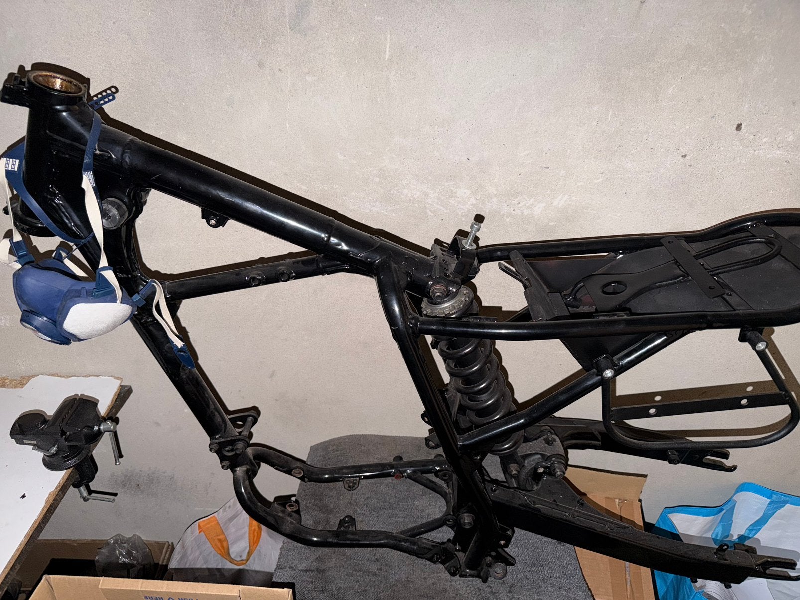Honda XL350R Project, Ophalen