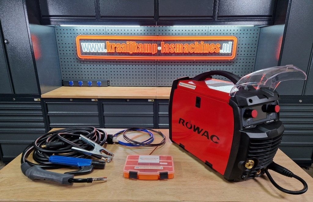 NIEUW!! Rowac mig 200p DUBBEL PULSE! 230V, Ophalen of Verzenden, Nieuw, 150 tot 250 ampère, Co2