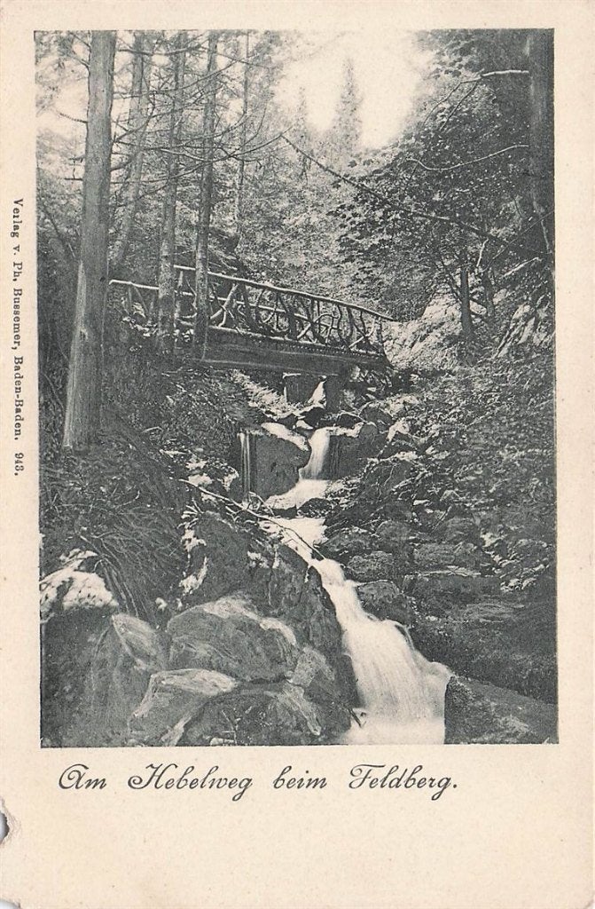 703-291-017 Am Hebelweg beim Feldberg, Verzenden, Voor 1920, Duitsland