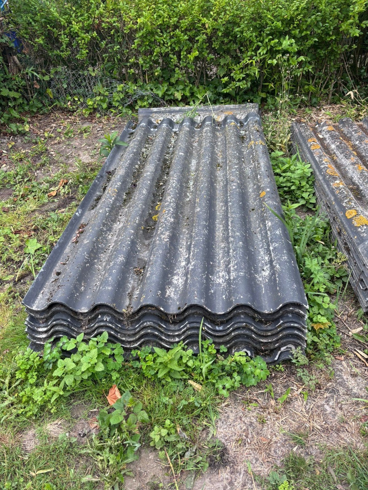 Asbestvrije golfplaten, Ophalen, Overige materialen, Gebruikt, Zwart