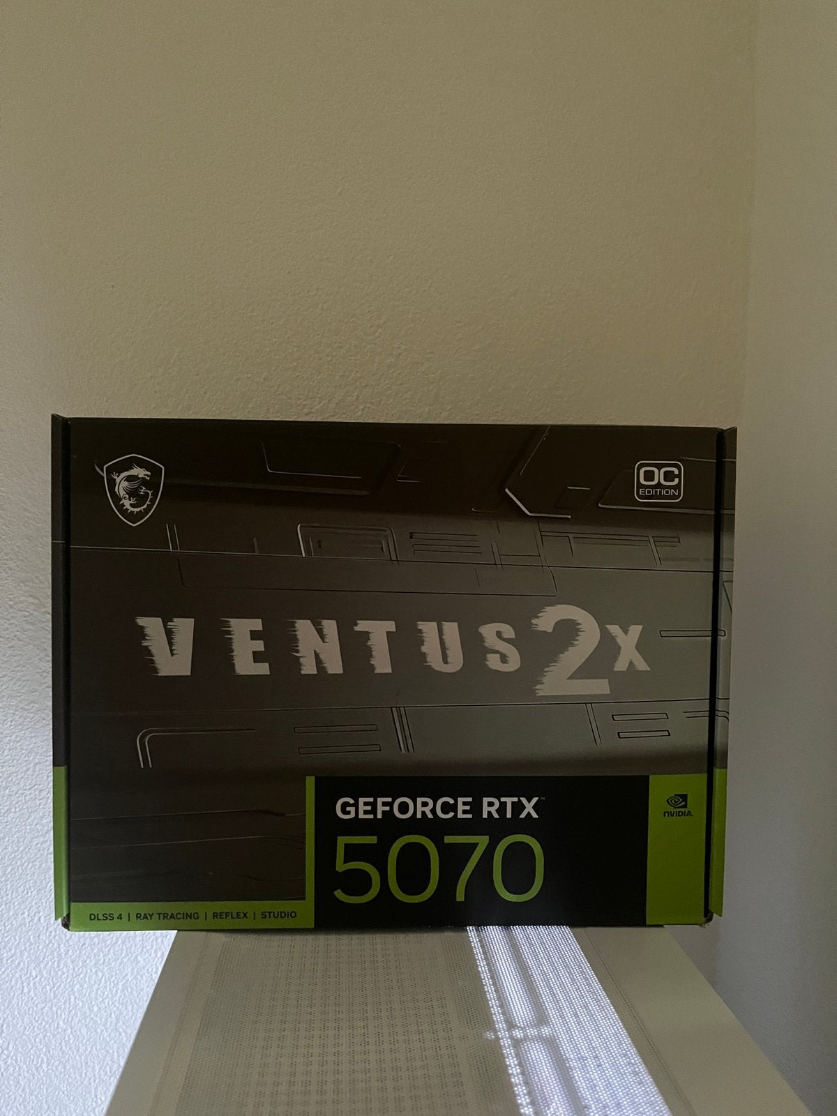 MSI GeForce RTX 5070 Ventus 2X, Computers en Software, Videokaarten, Zo goed als nieuw, PCI-Express 4.0, GDDR6, Ophalen of Verzenden