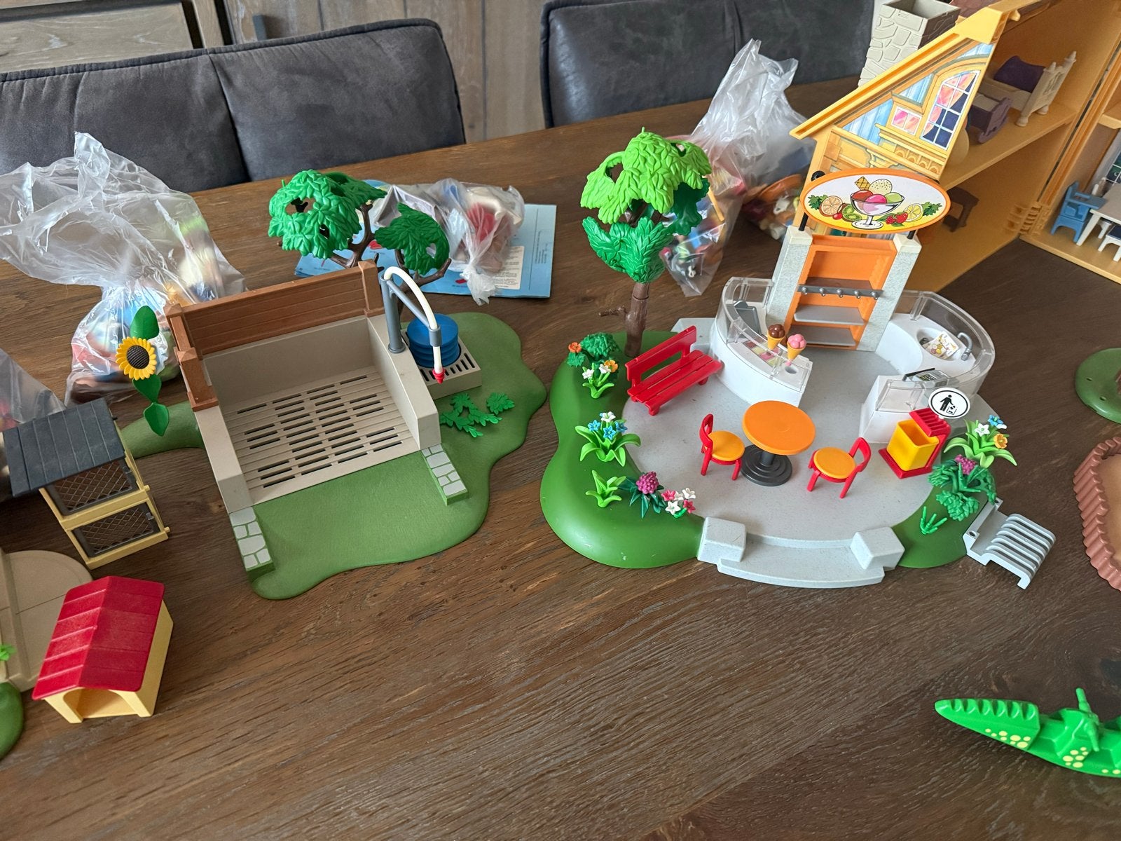 Diverse Playmobil sets: manege, ijssalon, camper en meer!, Ophalen, Gebruikt, Los playmobil