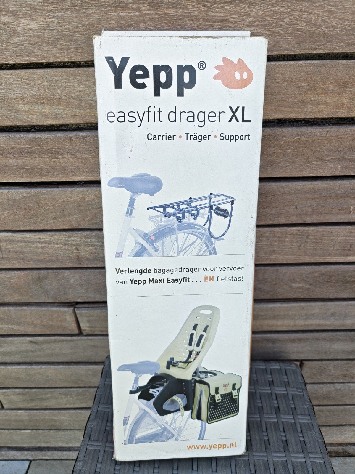 Yepp Easyfit Drager XL - Verlengde Bagagedrager, Ophalen, Nieuw
