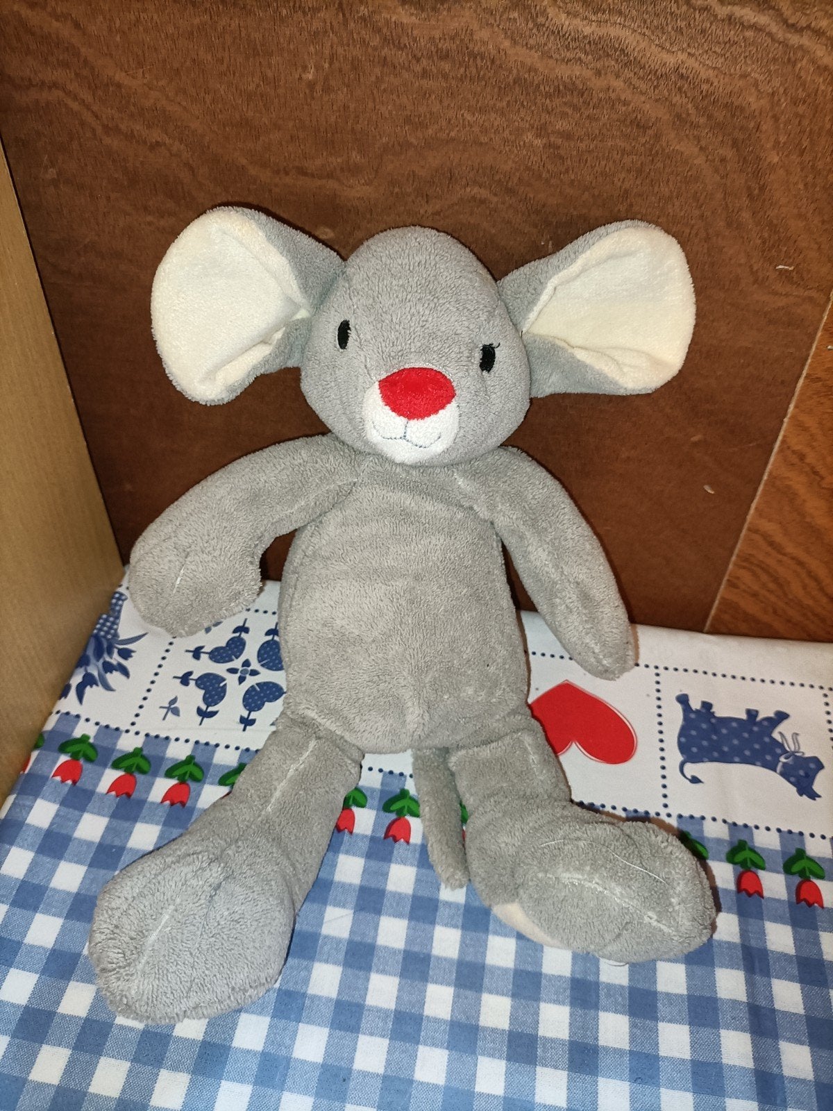 CliniClowns Toet de Muis knuffel 34 cm groot, Ophalen of Verzenden, Zo goed als nieuw, Overige typen
